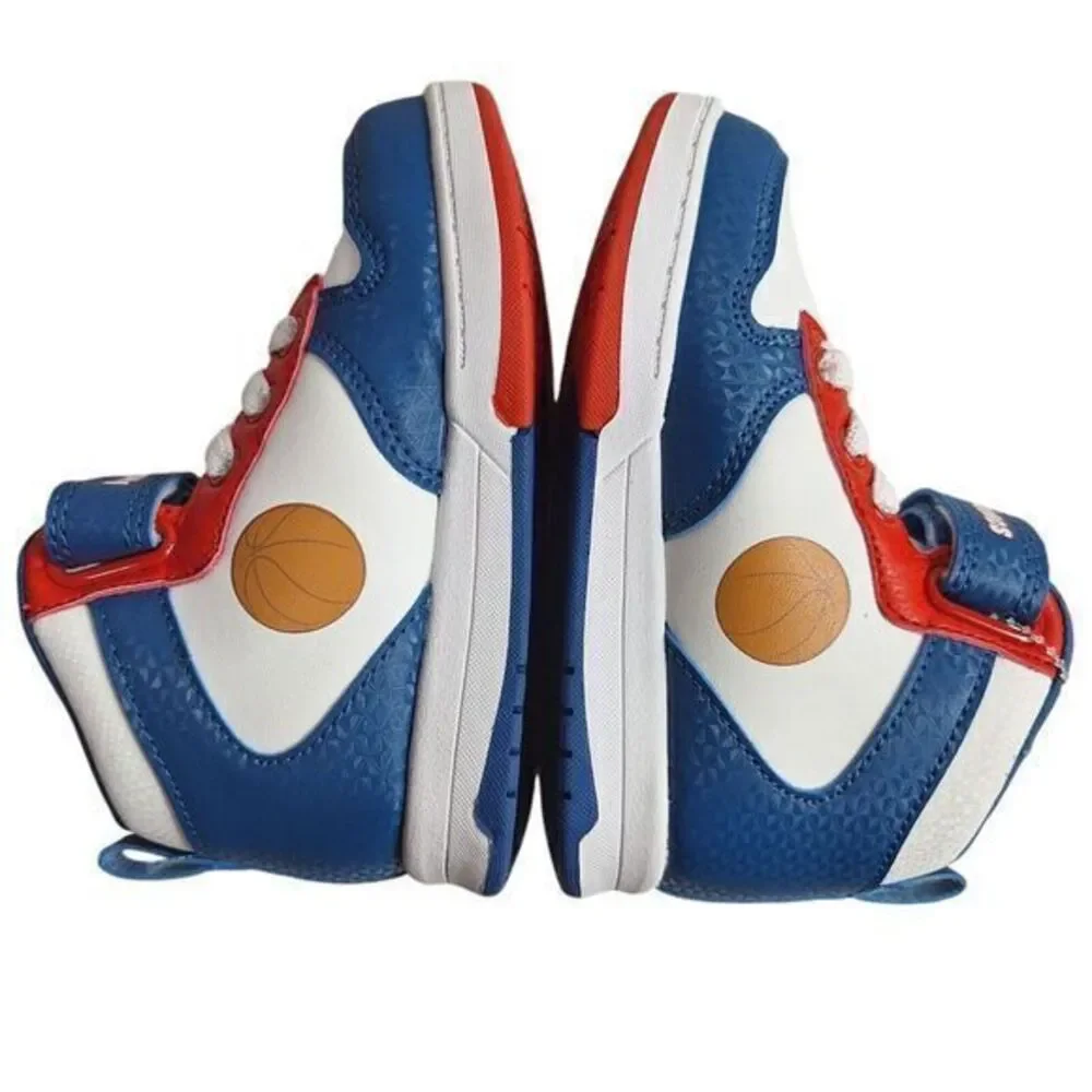 Looney Tunes High Top Shoes Size 9 (17cm) Little Kids Bugs‎ Bunny Daffy Duck New